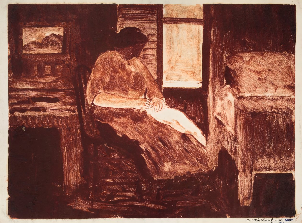 Figür Çizimi, 1900-1908. by Abraham Walkowitz