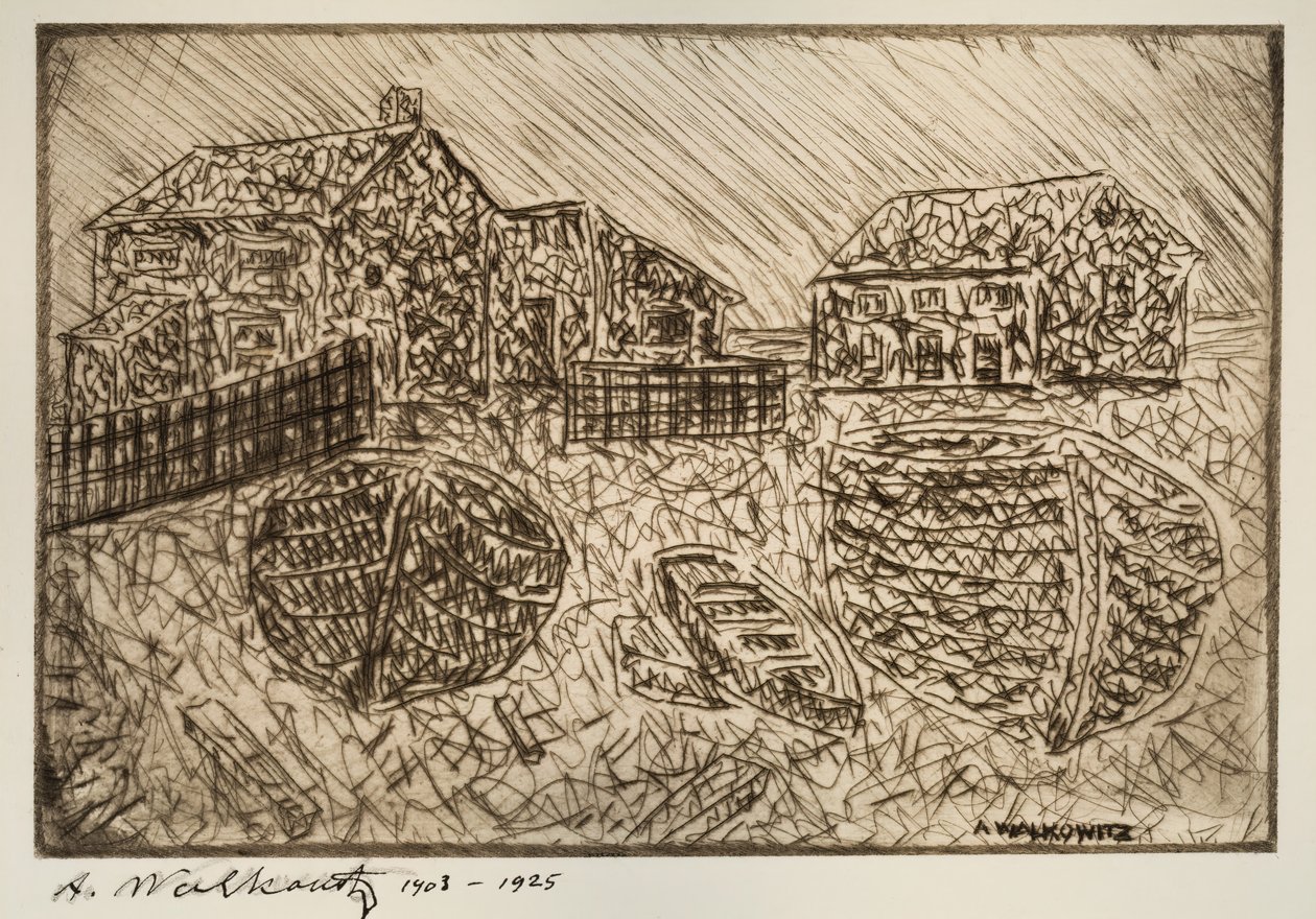 İsimsiz Altı Baskıdan Biri, 1903-1925. by Abraham Walkowitz