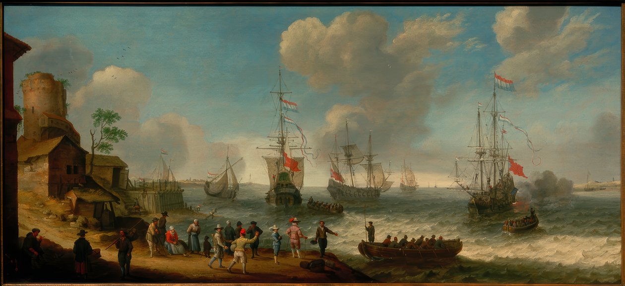 Haliçteki Hollanda gemileri by Abraham Willarts