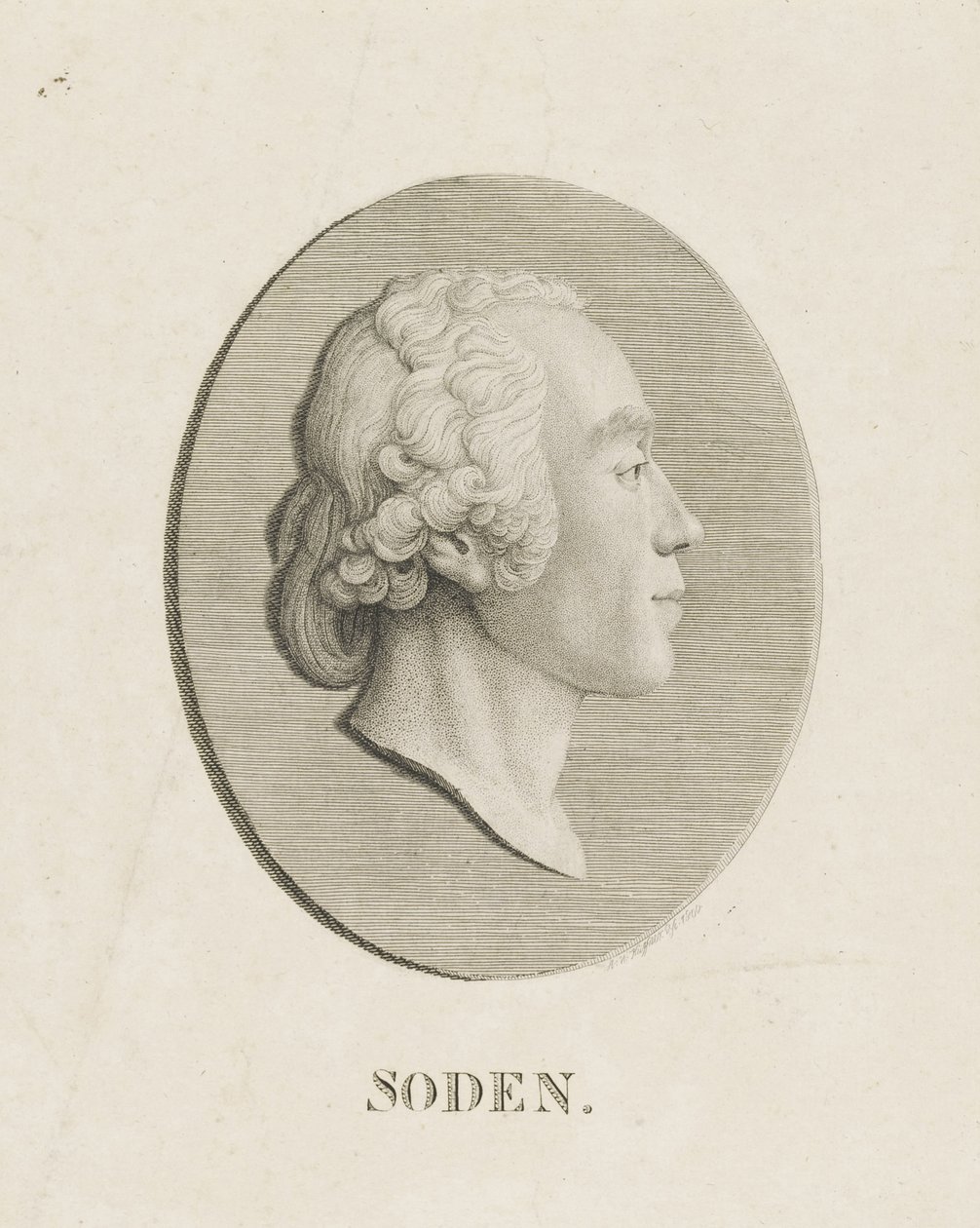 Friedrich Julius Heinrich Graf von Soden, Sassan 1754-1831, 1800