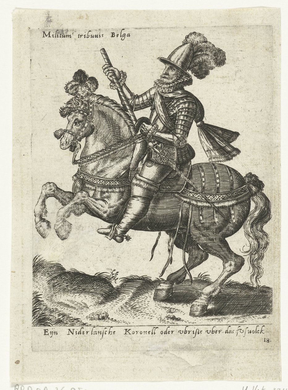 Hollandalı binici komutanı by Abraham de Bruyn (attributed to)