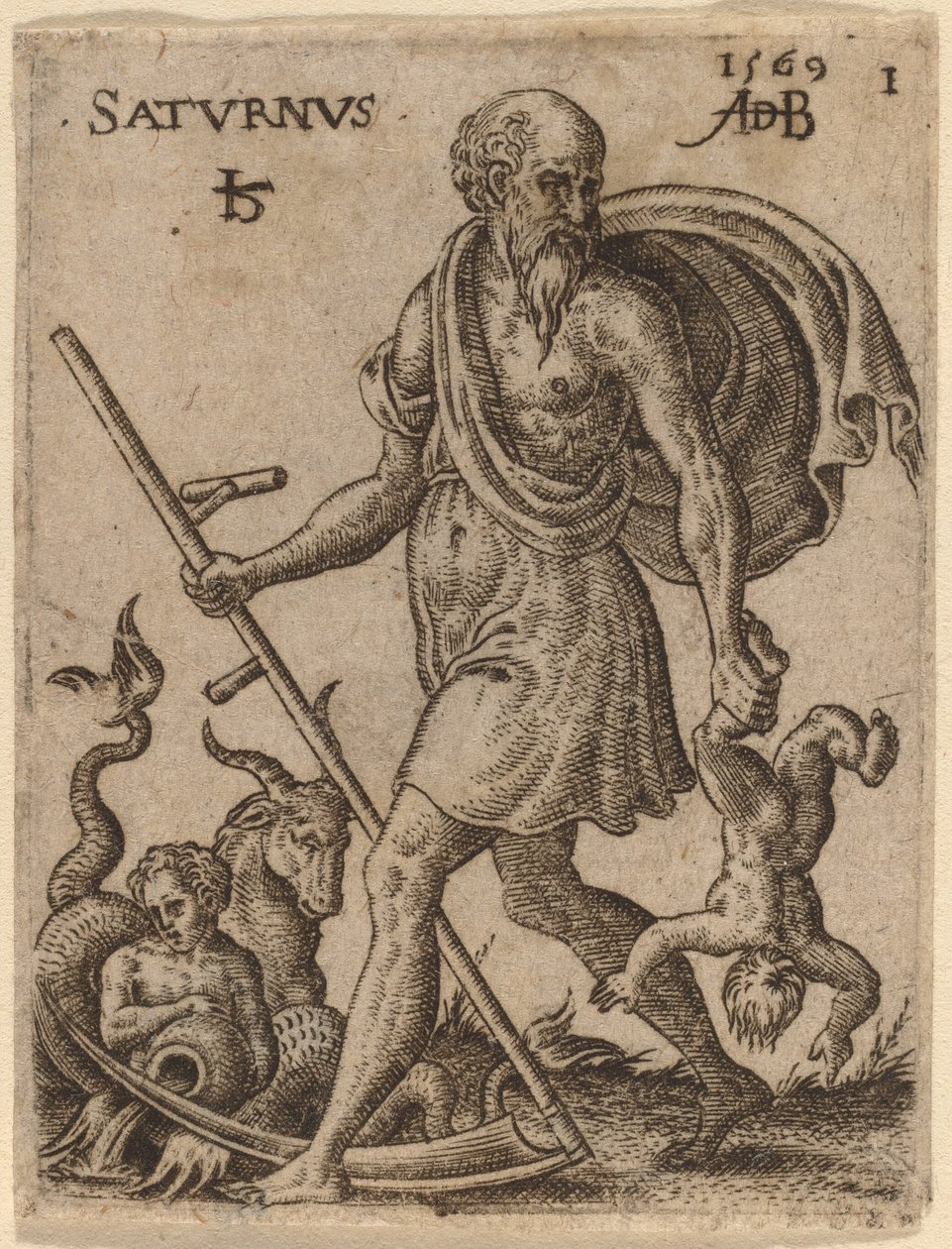 Satürn by Abraham de Bruyn