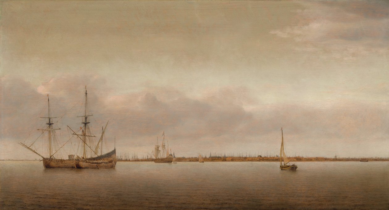 Hoorn Görünümü, c. 1650. by Abraham de Verwer