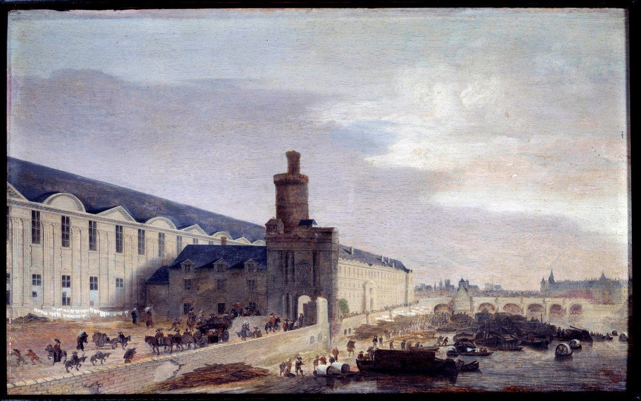 1640 civarında Porte Neuve ve Galerie du Louvre