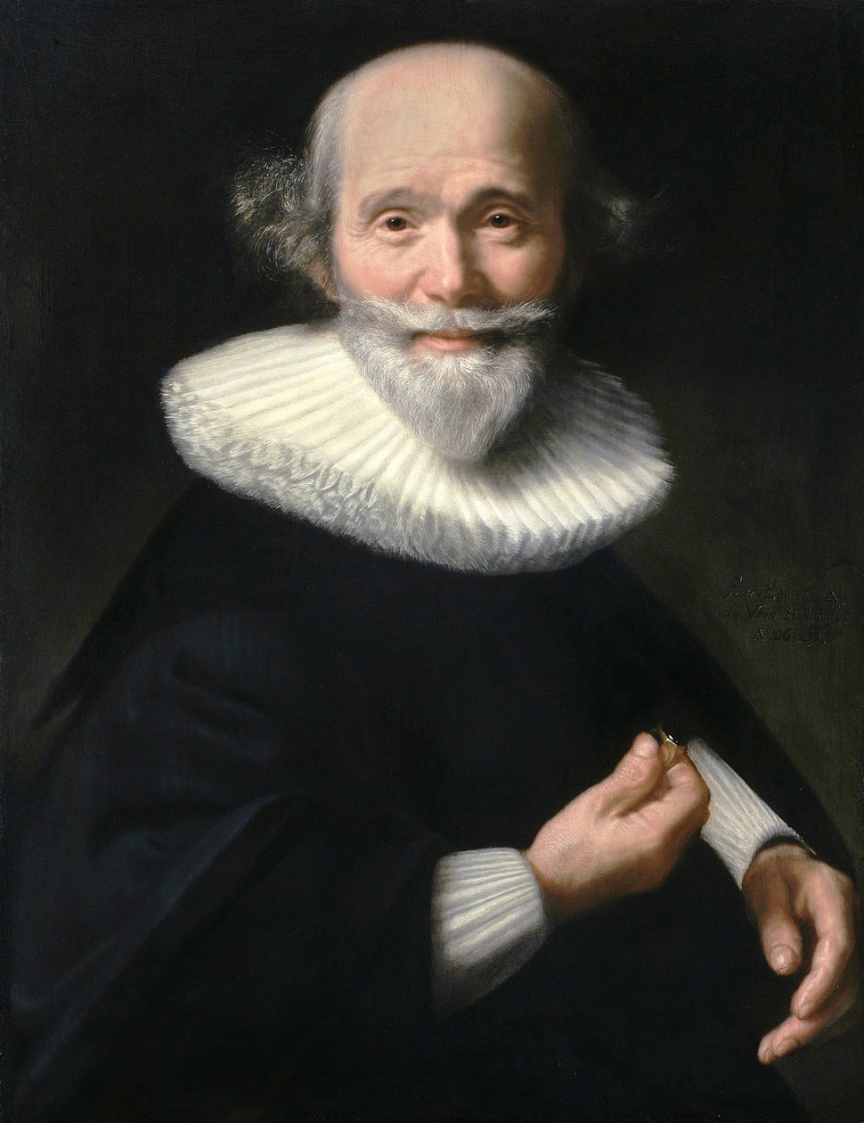 Abraham de Vries, Bir Adamın Portresi, 1629, panel üzerine yağlı boya, 65.3 x 50,4 cm, Paris, Petit Palais, Paris Şehri Güzel Sanatlar Müzesi by Abraham de Vries