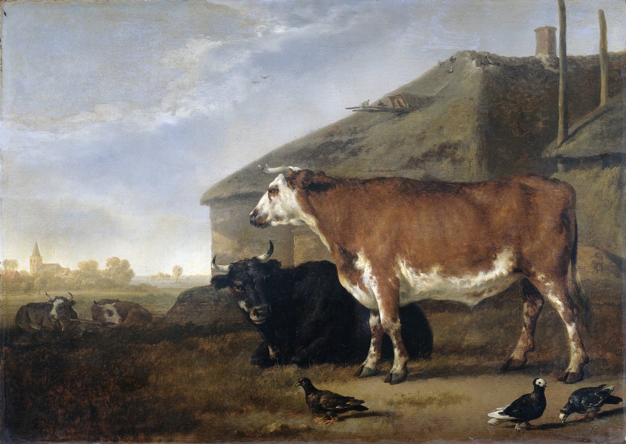 Sığırlar by Abraham van Calraet