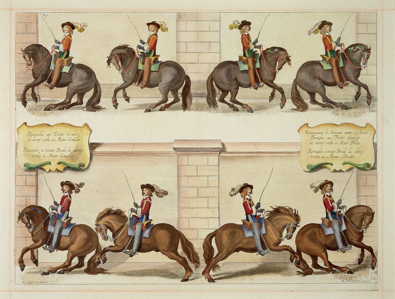 At Sırtında At Terbiyesi Adımlarını Gösteren Newcastle Markisi, William Cavendish