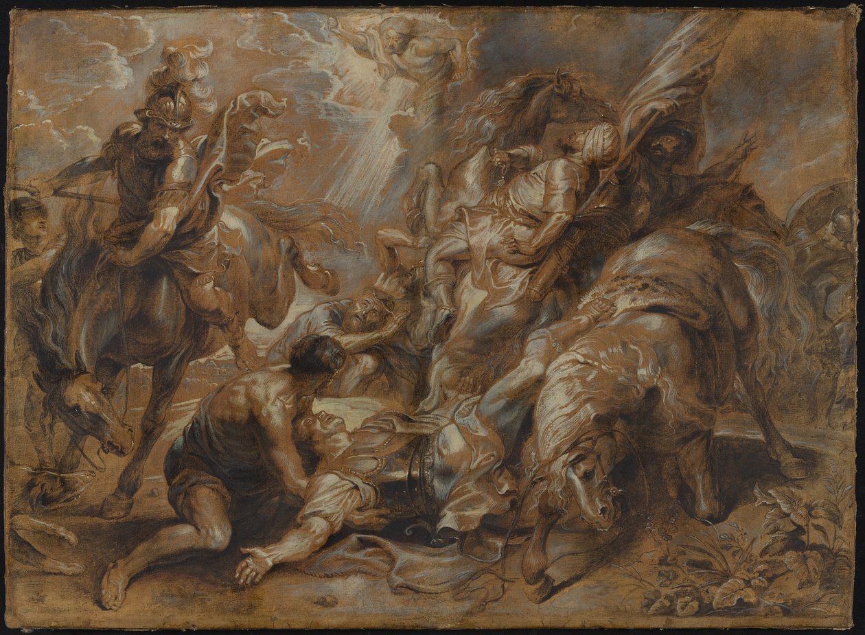 Aziz Paul Dönüşümü by Abraham van Diepenbeeck after Peter Paul Rubens