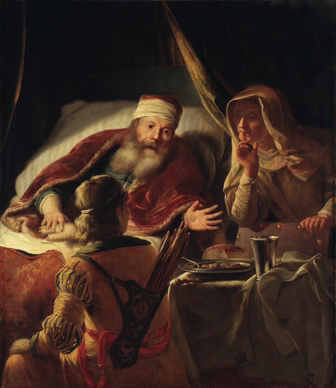 Isaac Blessing Jacob, c.1660-70 by Abraham van Dyck