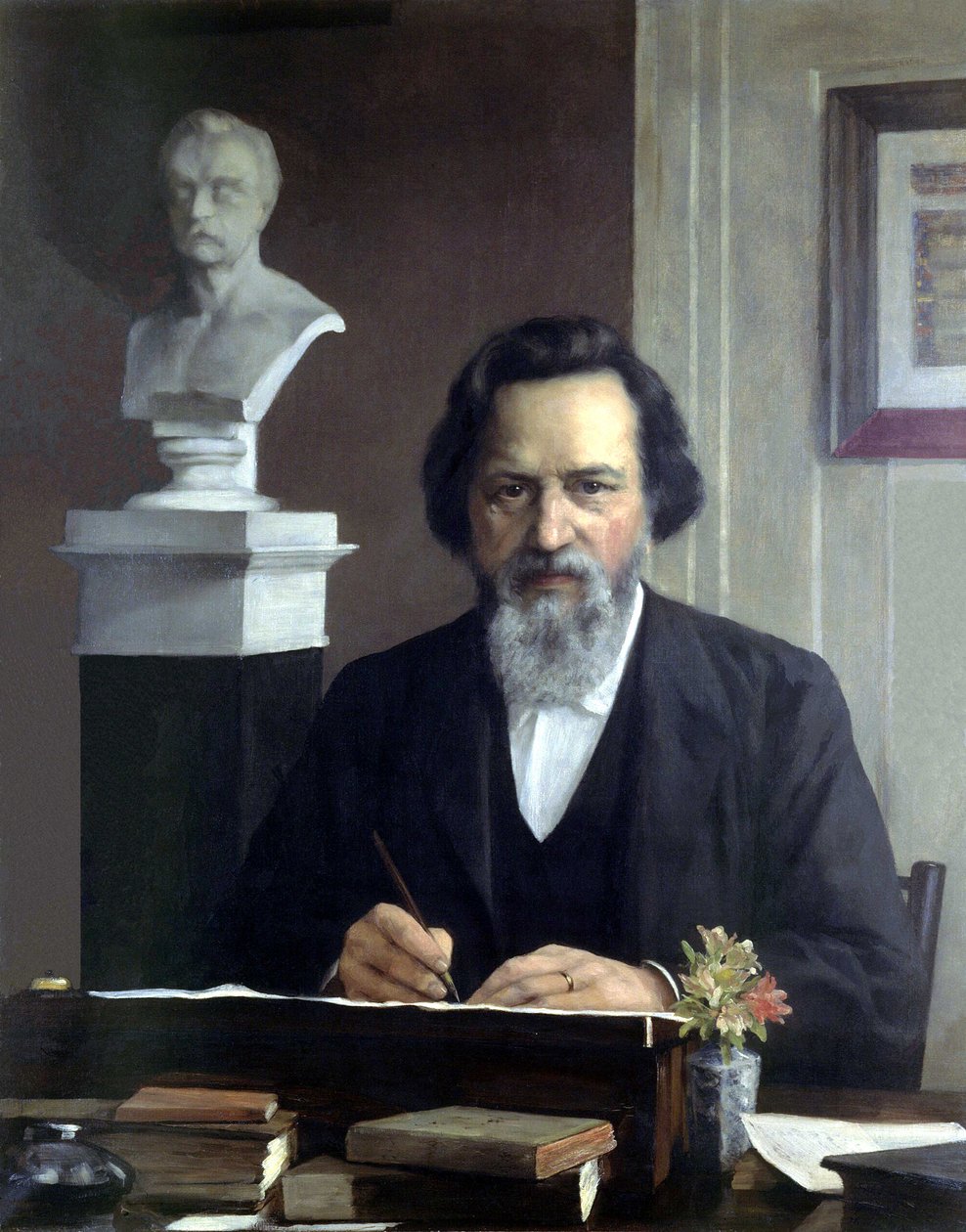 Franciscus Cornelis Donders (1818-1889), Hollandalı fizyolog ve göz doktoru by Bramine Hubrecht