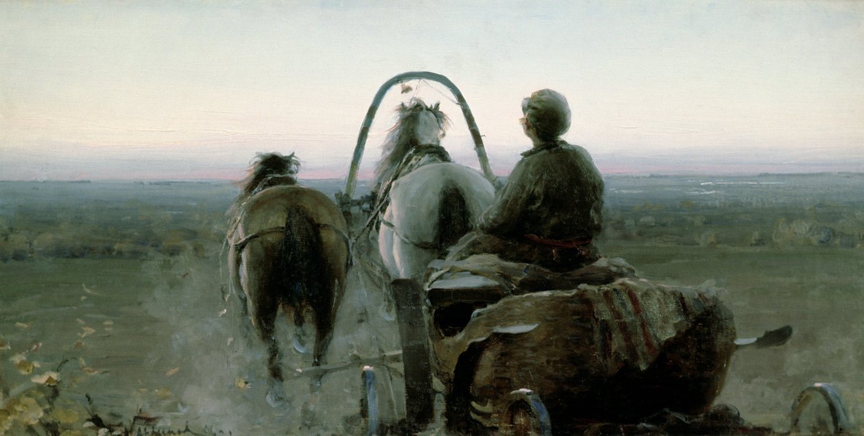 Dönüş Yolculuğu, 1896 by Abram Efimovich Arkhipov