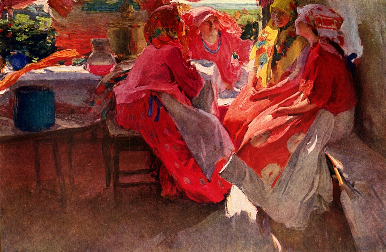 "Ziyaret", 1915, 1939. by Abram Arkhipov