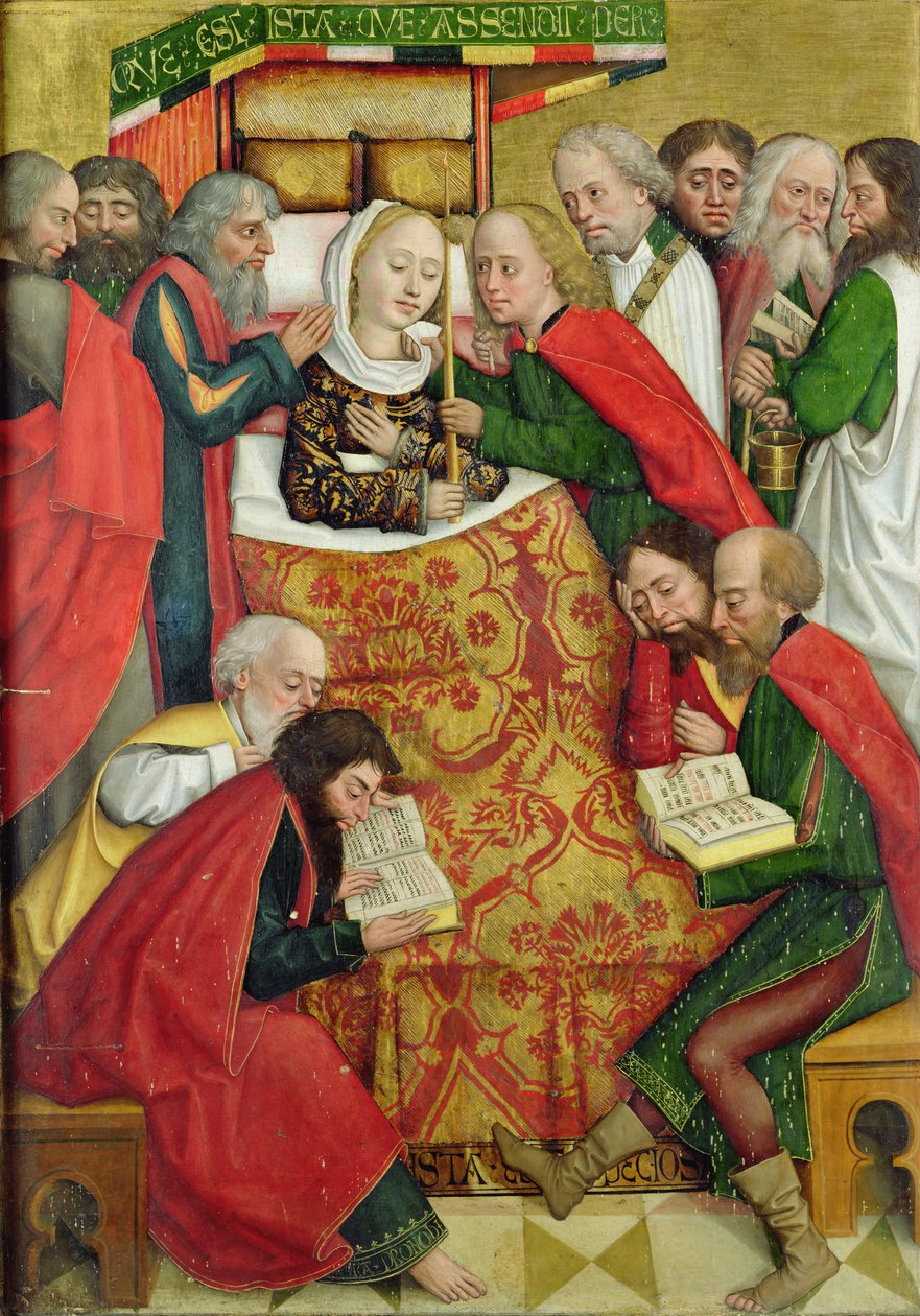 Death of the Virgin, from the Dome Altar, 1499 (tempera on panel) by Absolon Stumme