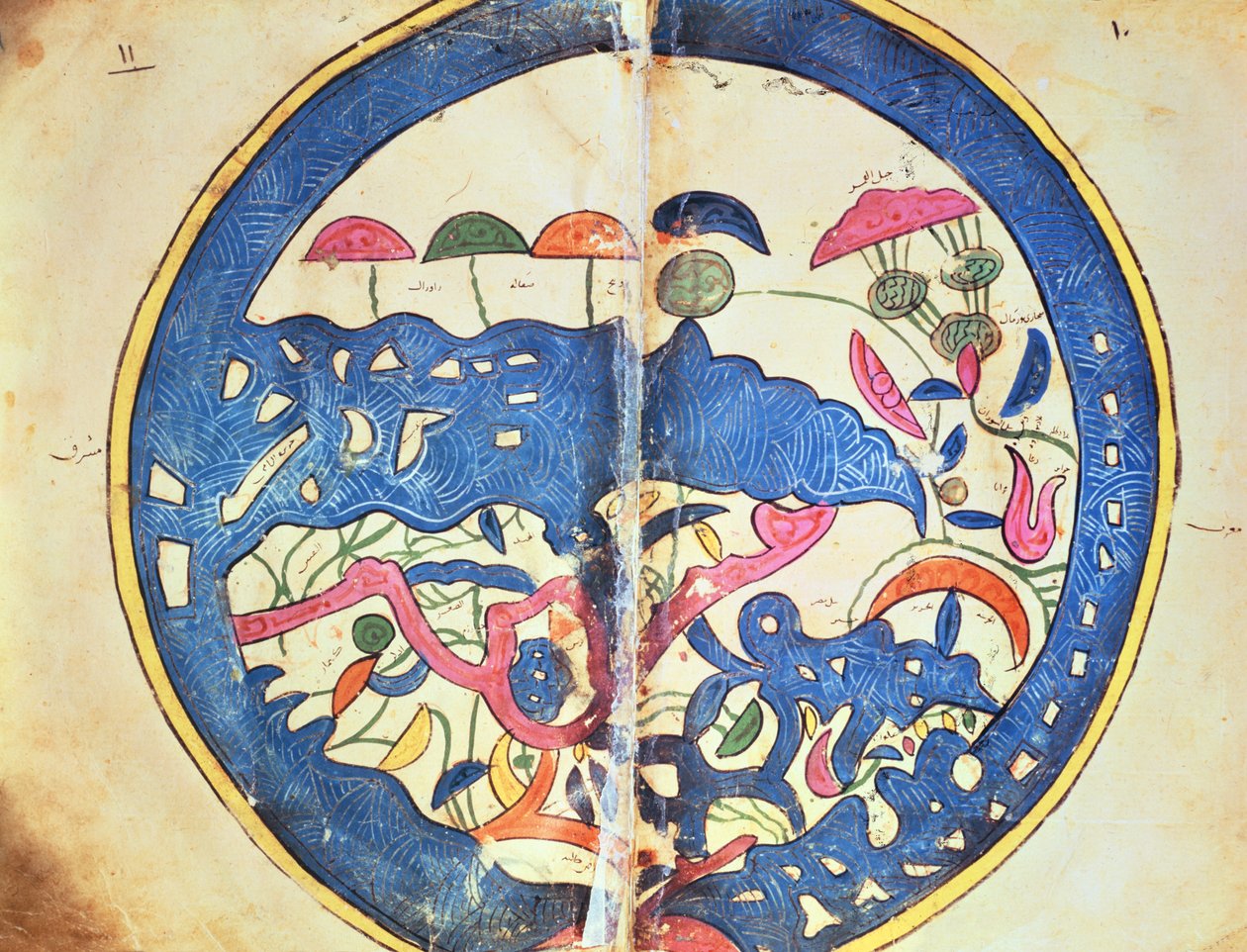 Mısır Haritası, 1348 by Abu Muhammad Al Idrisi or Edrisi