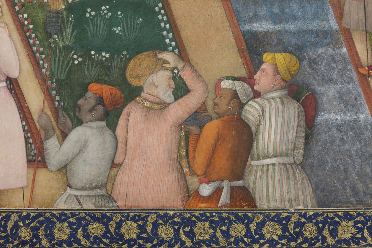 İmparator Cihangir with Holy Men in a Garden
