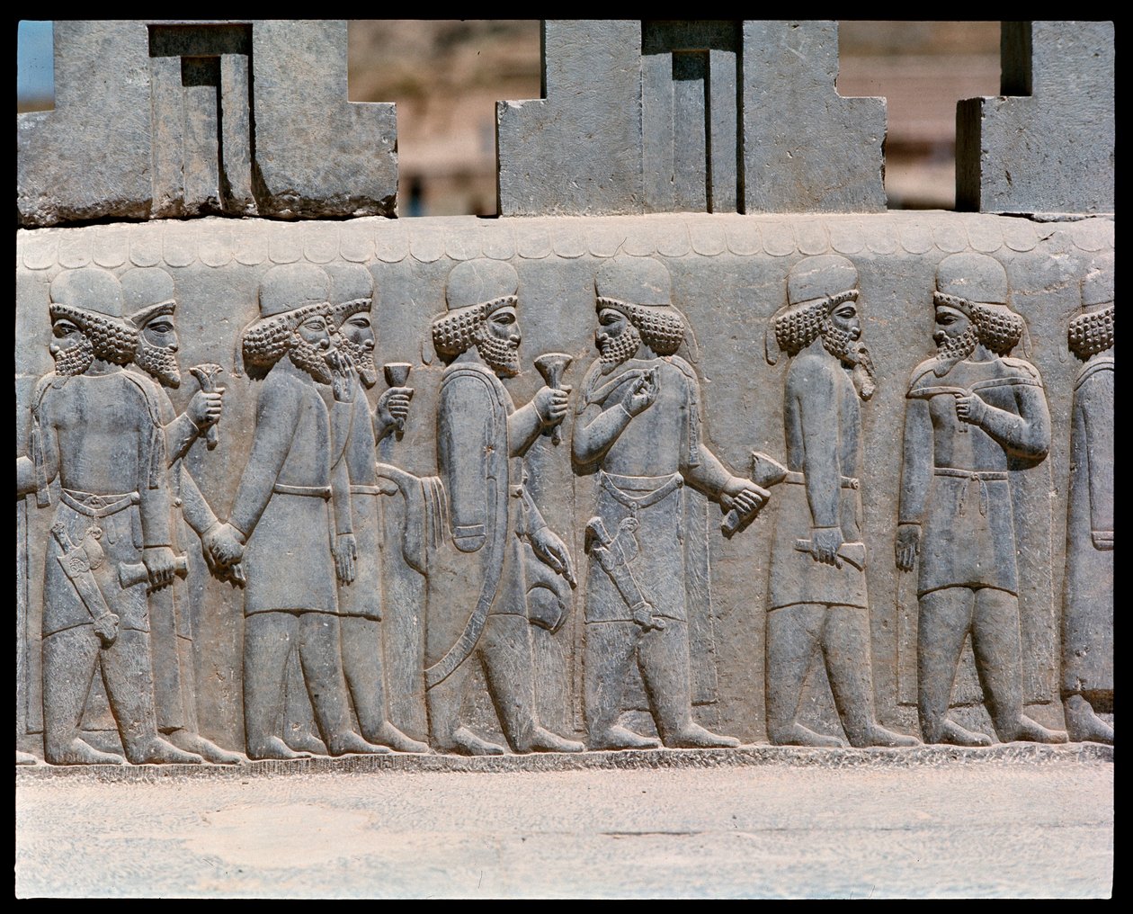 Kuzey merdiven kabartmalarının görünümü by Achaemenid