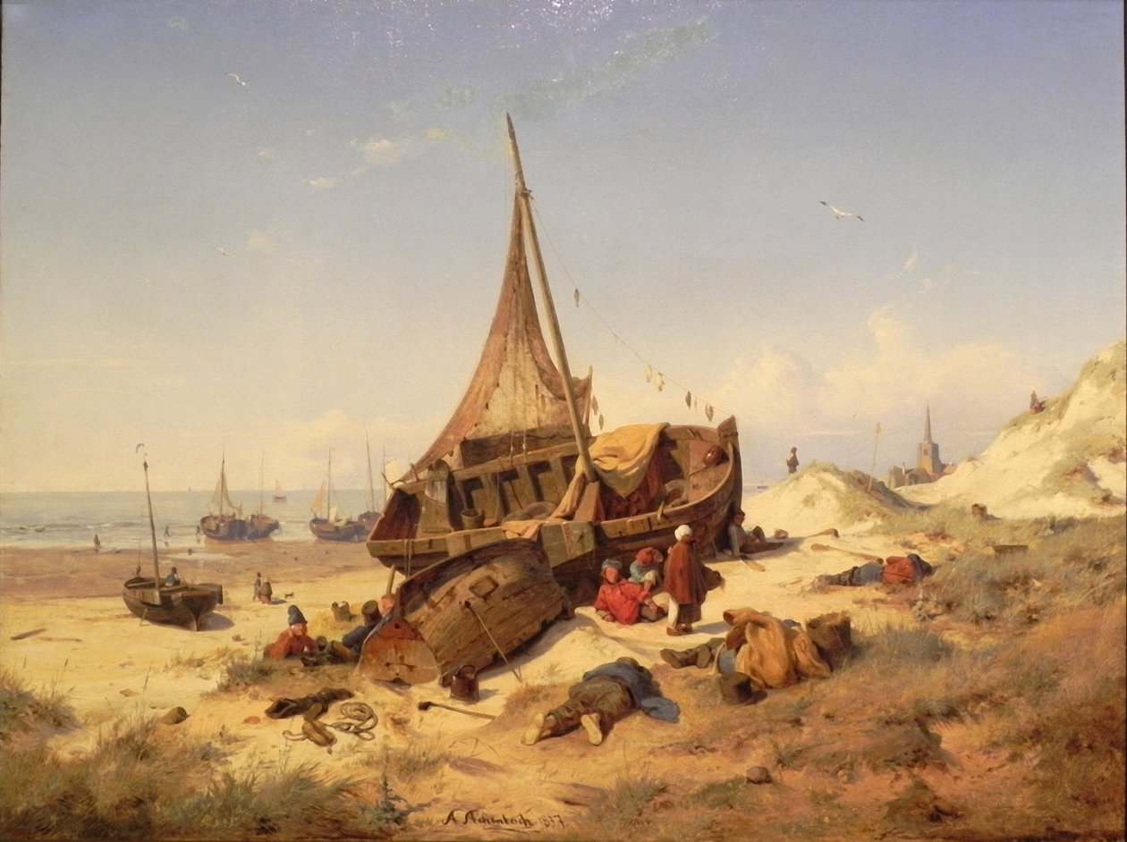 o vardı by Andreas Achenbach