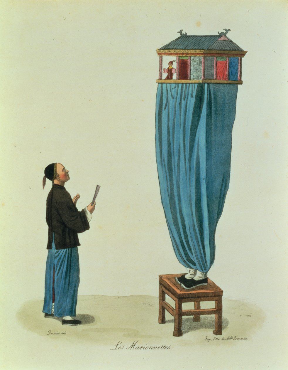Mlle tarafından oyulmuş Kuklalar. Formentin, pub. 1824-27 (89861