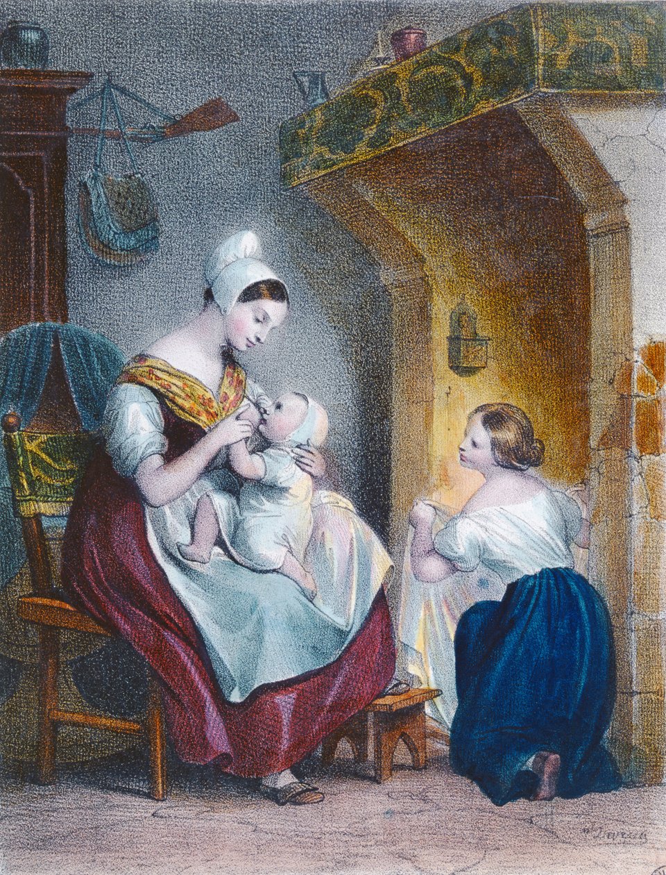 sütanne by Achille Devéria