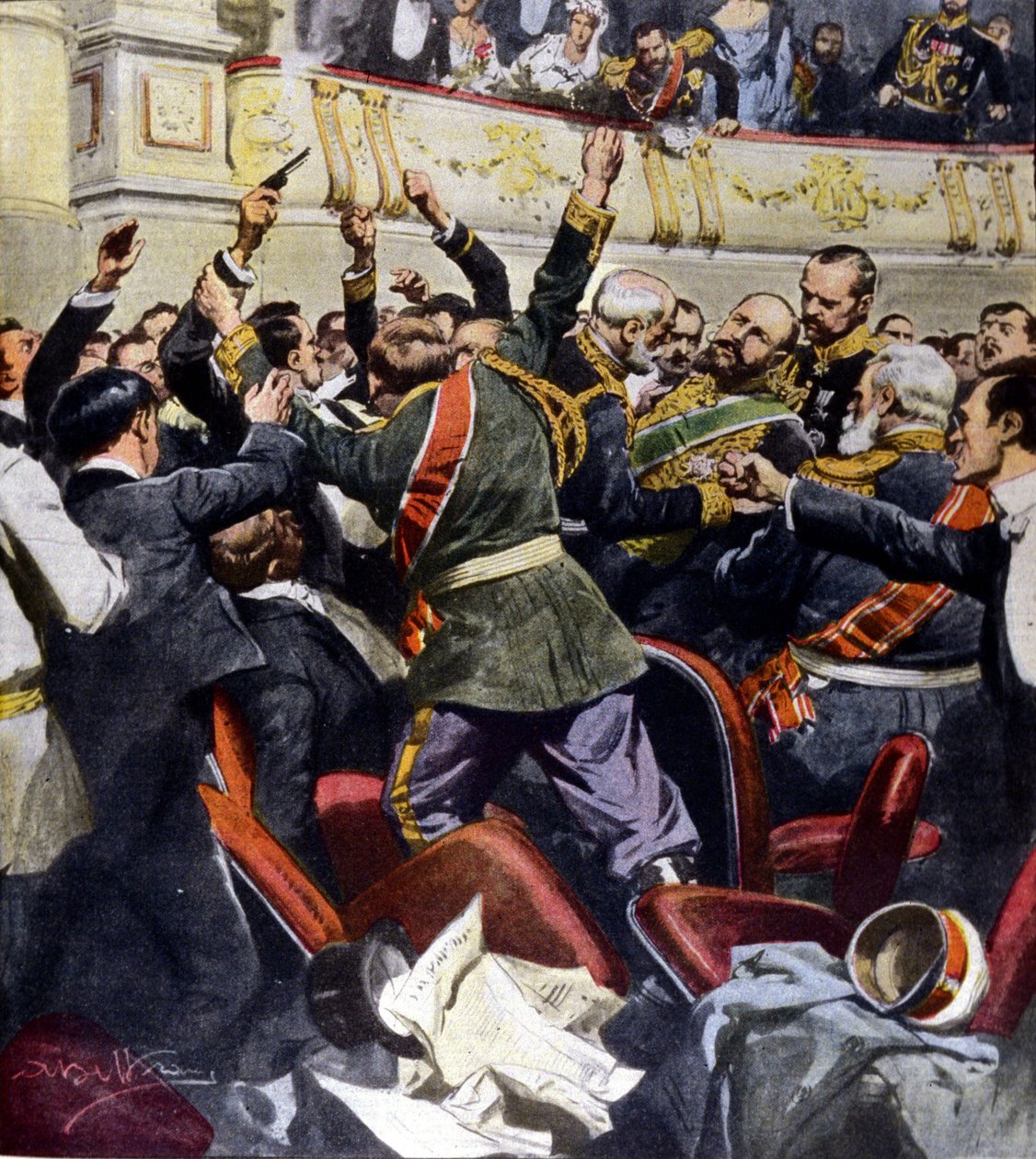 Kiev belediye tiyatrosunda Rus Bakan Stolypin