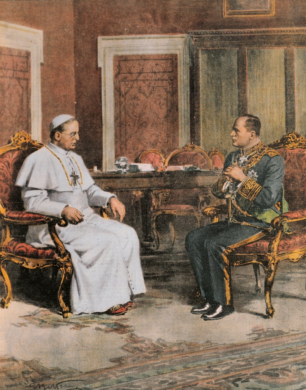 Benito Mussolini, 11 Şubat