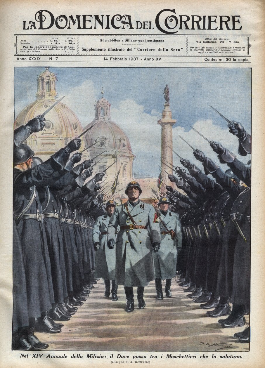 Dük Benito Mussolini, Roma