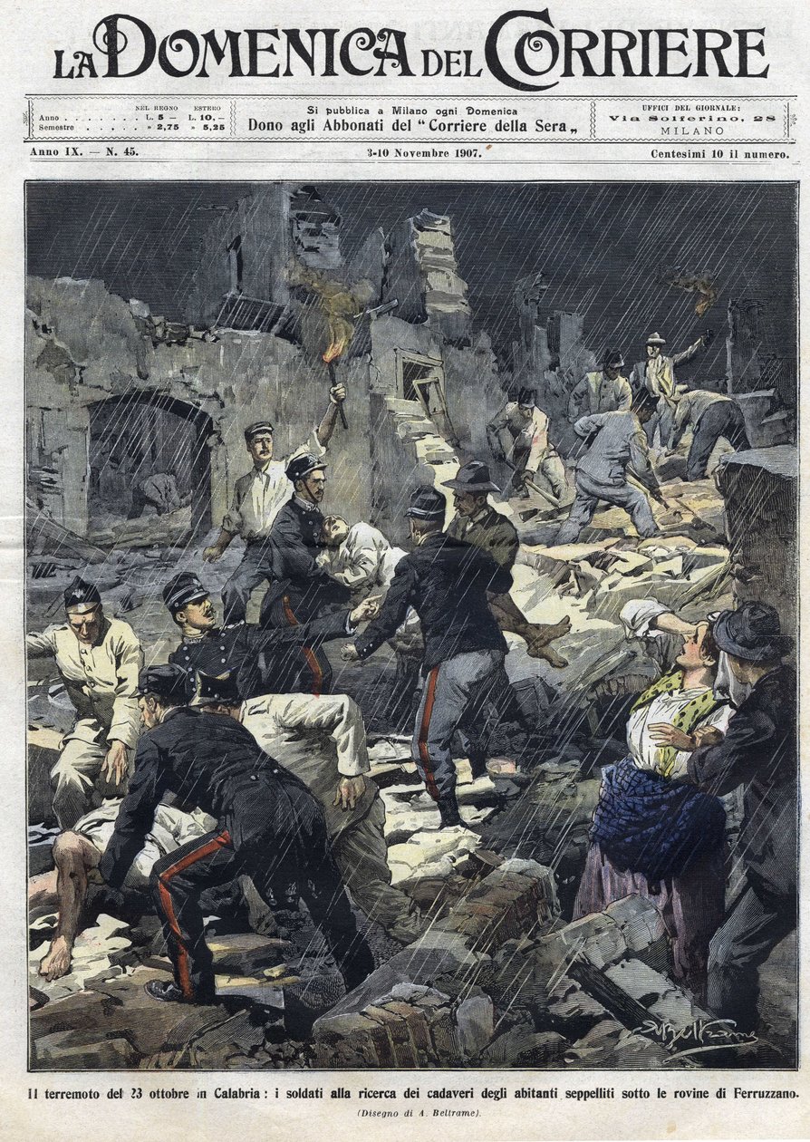 23 Ekim depremi by Achille Beltrame