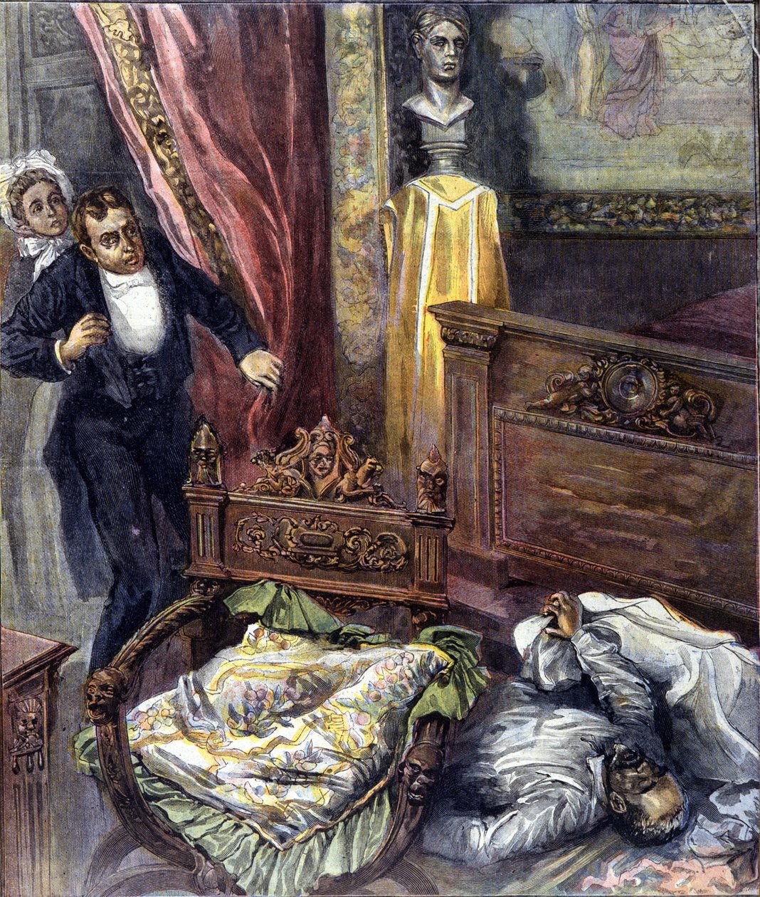 Emile Zola, 1902 (1840 - 1902) Fransız yazar öldü. by Achille Beltrame