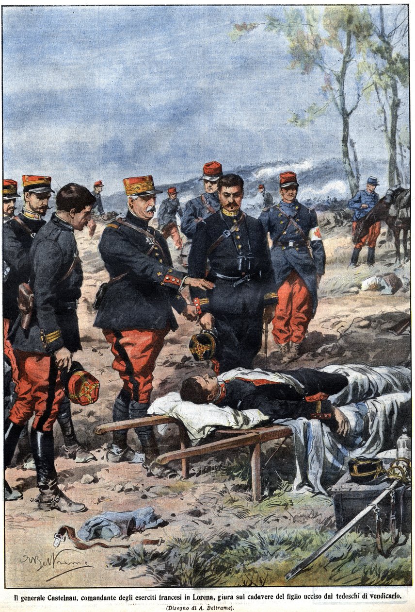 1914 savaşının bir bölümü: Lorraine