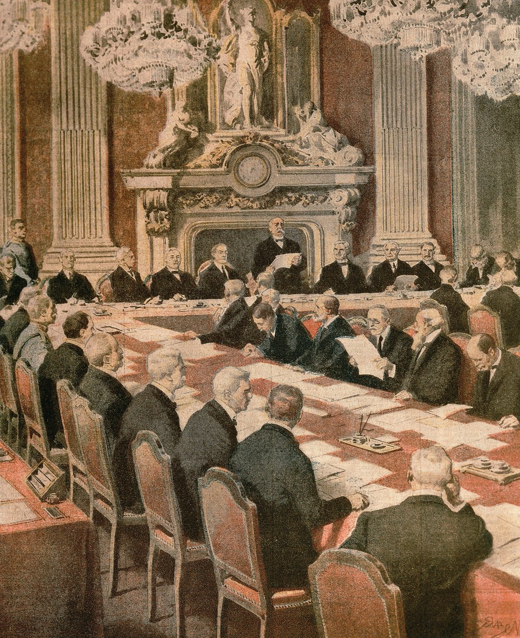 Fransa Cumhurbaşkanı Georges Clemenceau, Paris Barış Konferansı