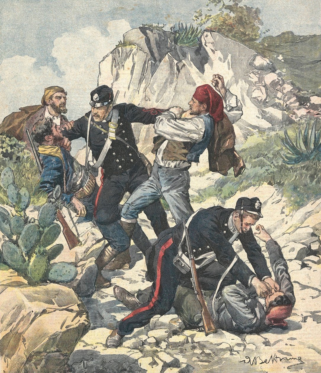 İtalya (1902). Karabinalar Trapani