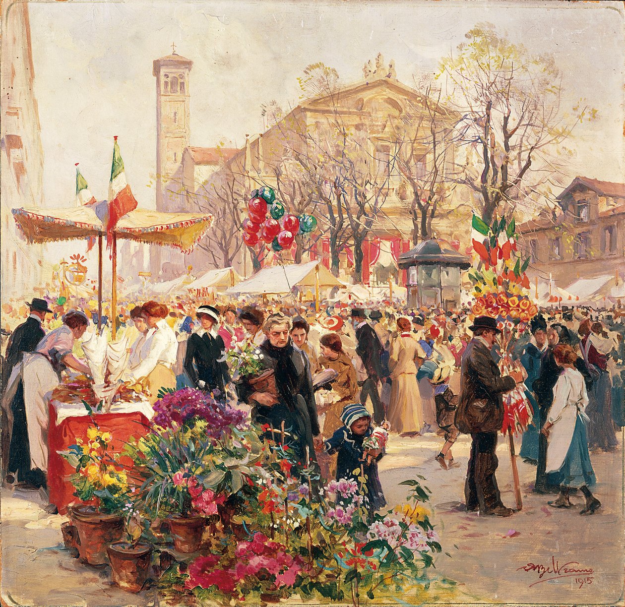 İtalya, Milano, Piazza Sant