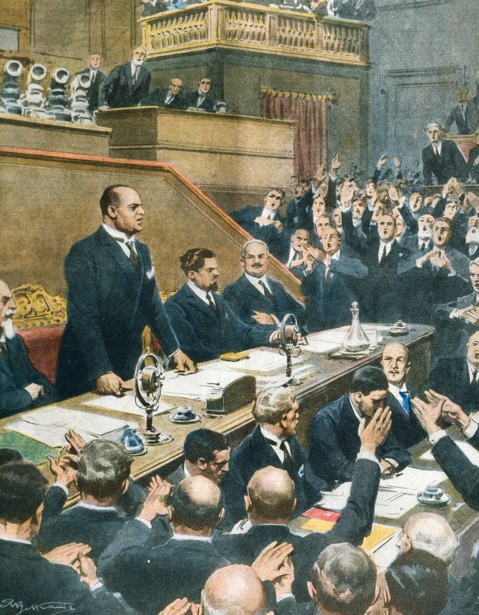 Mussolini, Senato