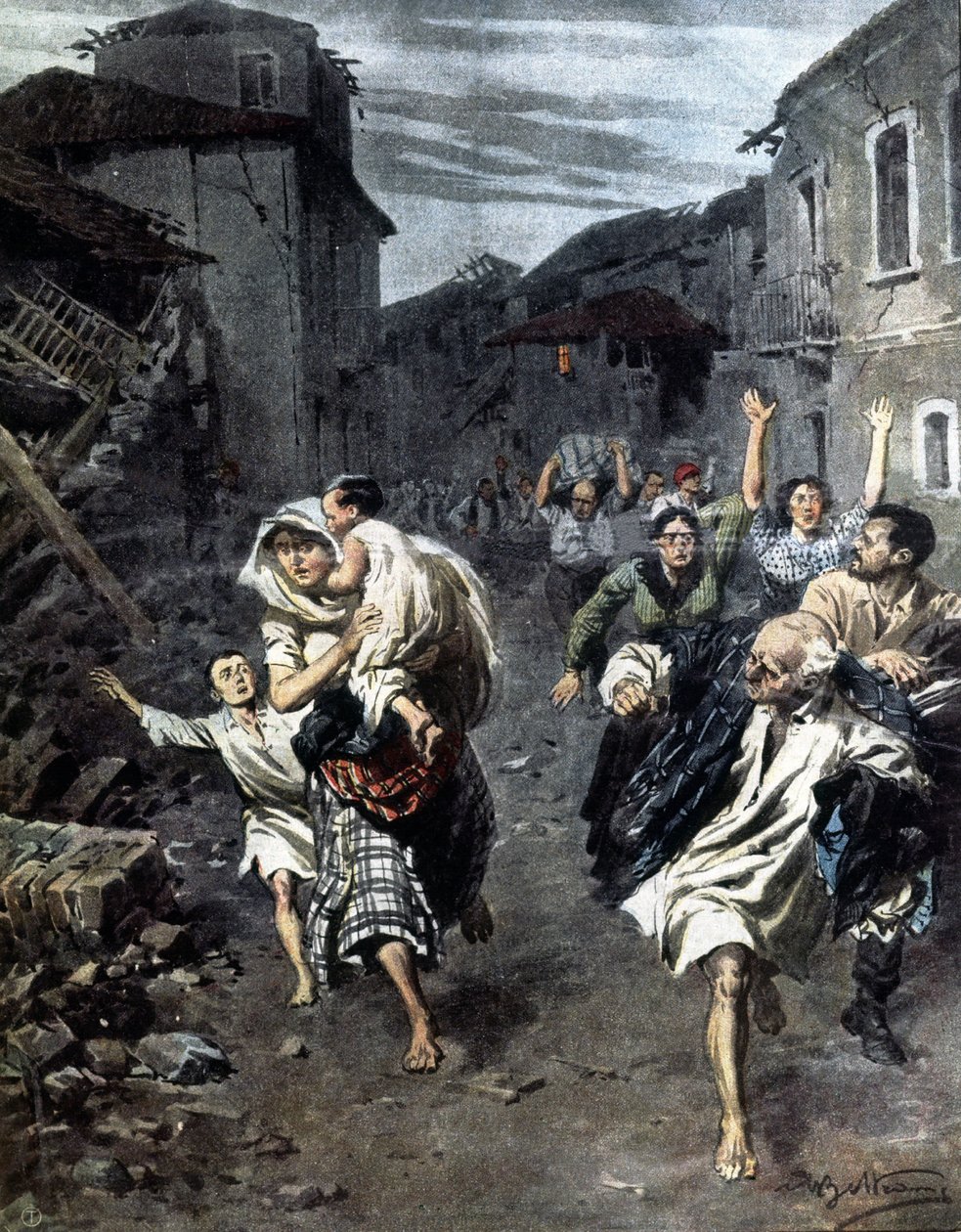 1908 depreminden sonra Reggio Calabria