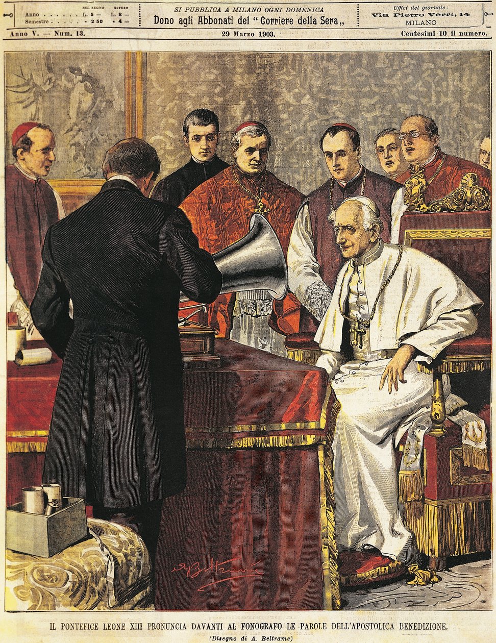 Papa XIII. Leone Benediction