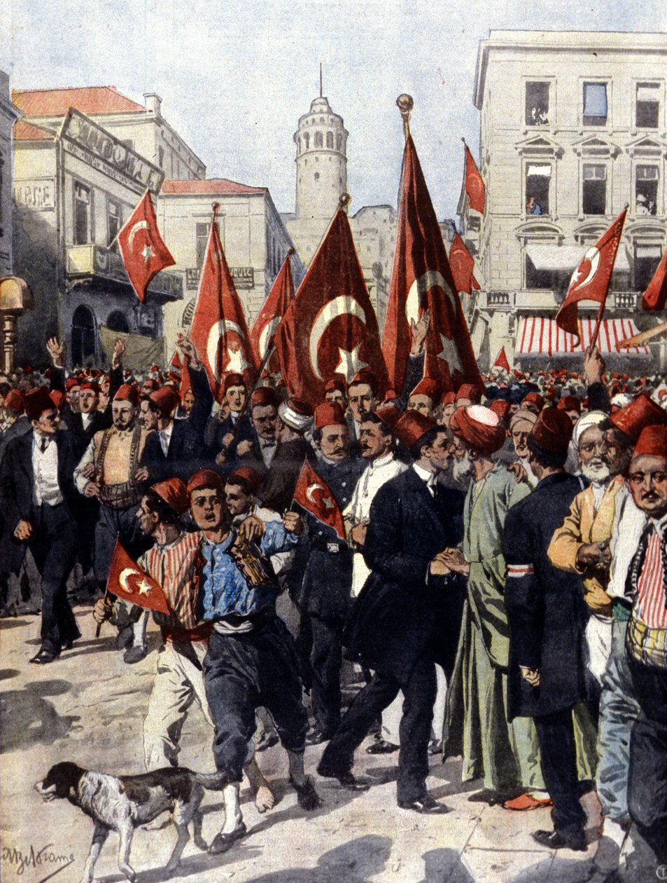 Sultan II. Abdülhamid by Achille Beltrame
