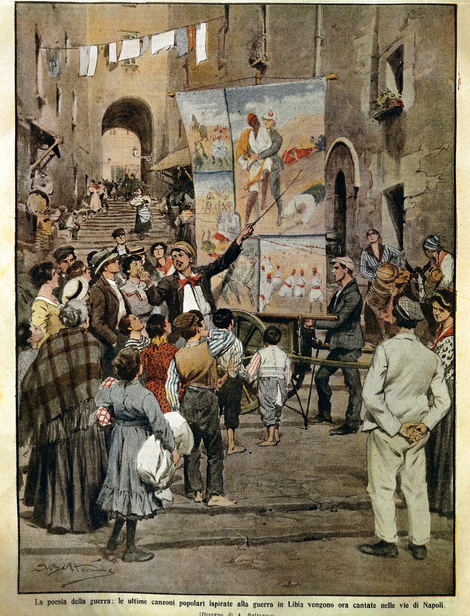 8 Aralık 1910 tarihli Domenica del Corriere (İtalyan Pazar gazetesi), Libya