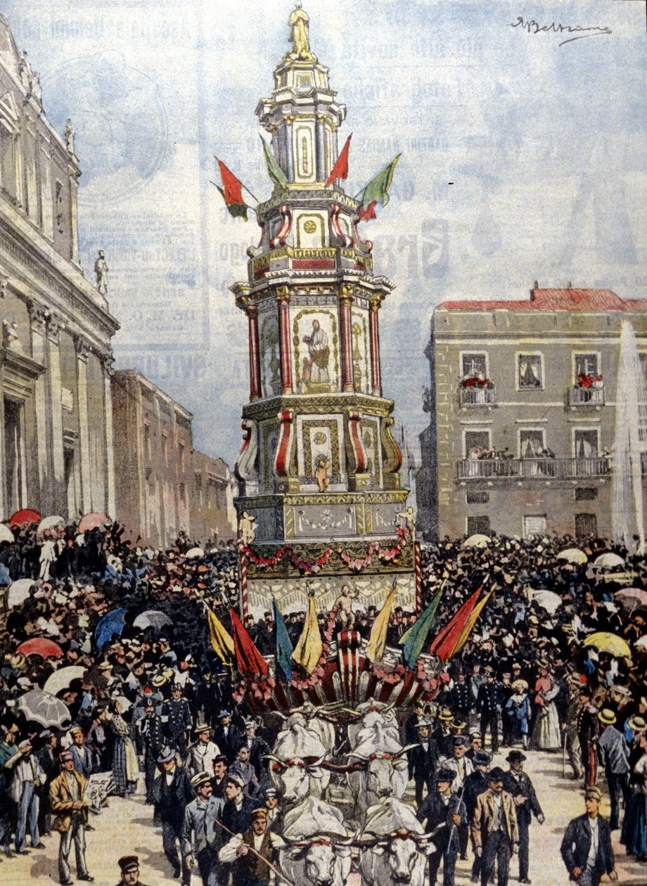 Geleneksel Sicilya festivali: Casteltermini