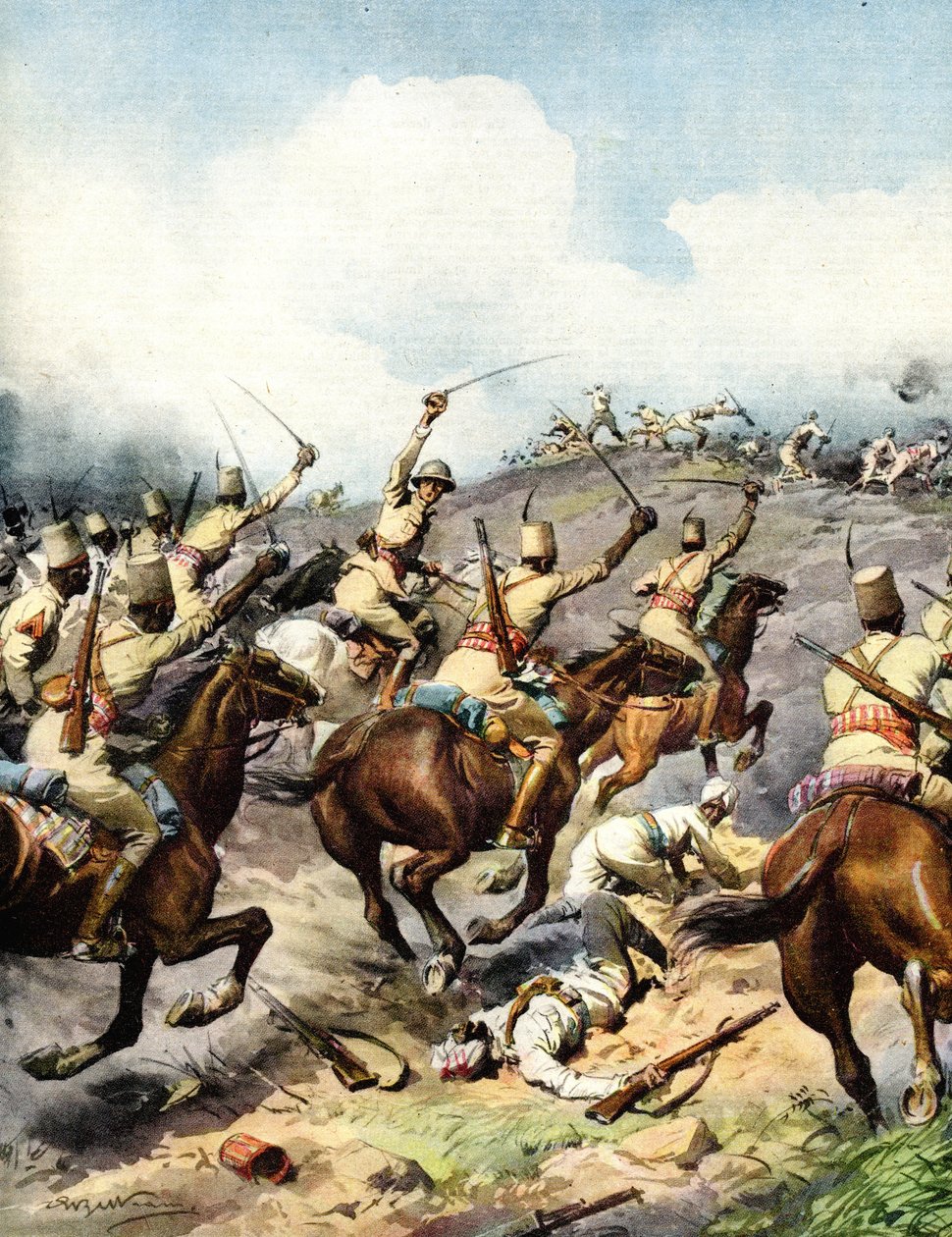 İkinci Dünya Savaşı 1940 1941 Savaşı Doğu Afrika Seferi-Afrika Kahramanları by Achille Beltrame