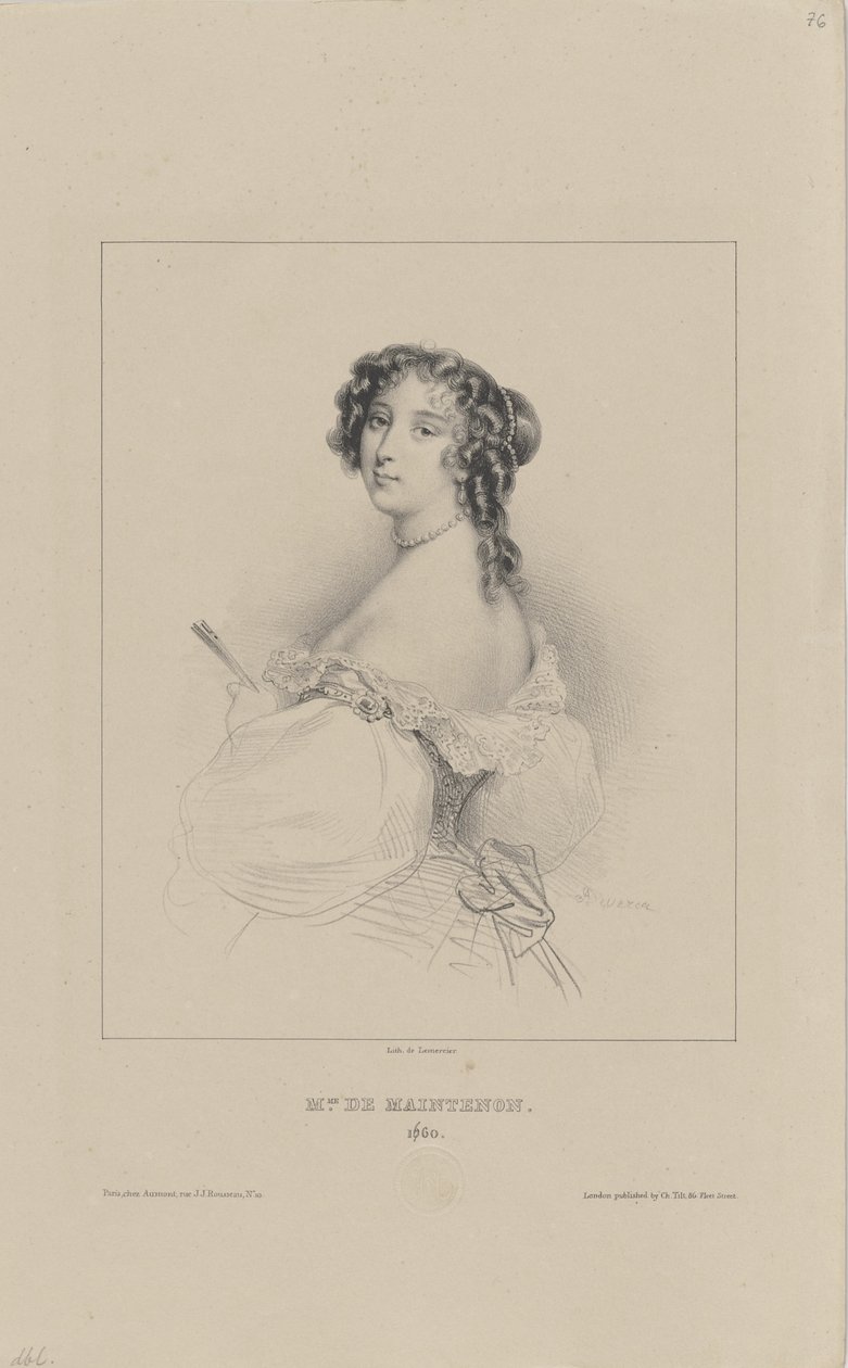 Françoise dAubigné, Marquise de Maintenon 1635-1719, 1830-1840