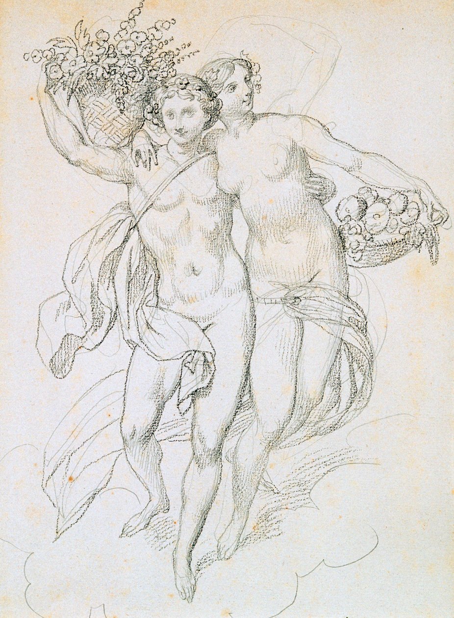 Ruh ve Aşk Tanrısı, c1820-1857 by Achille Devéria
