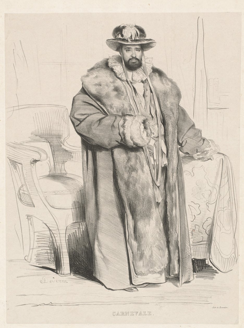 karnaval by Achille Devéria