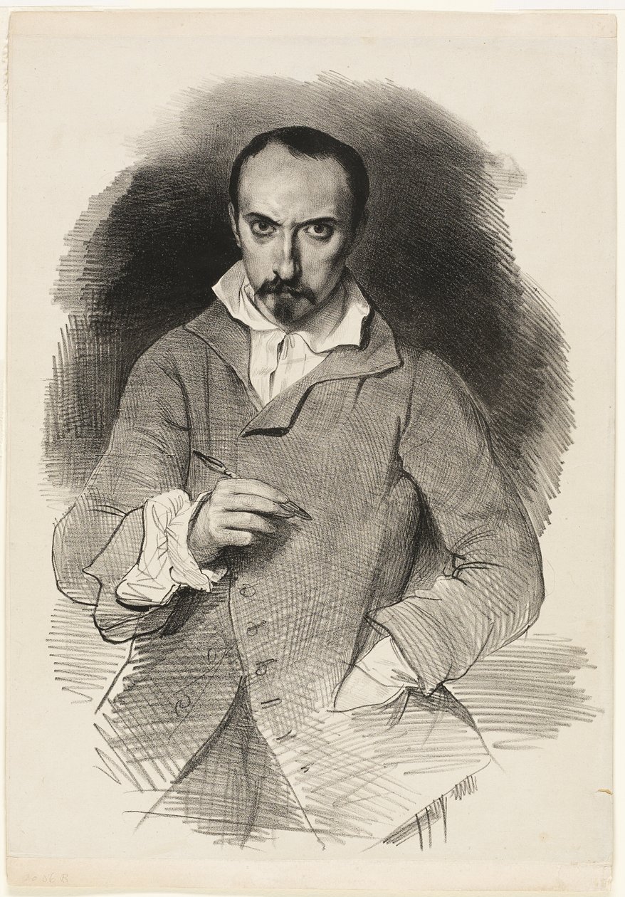 Otoportre by Achille Devéria