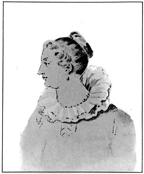1816 dolaylarında Sophie Hugo. by Achille Devéria