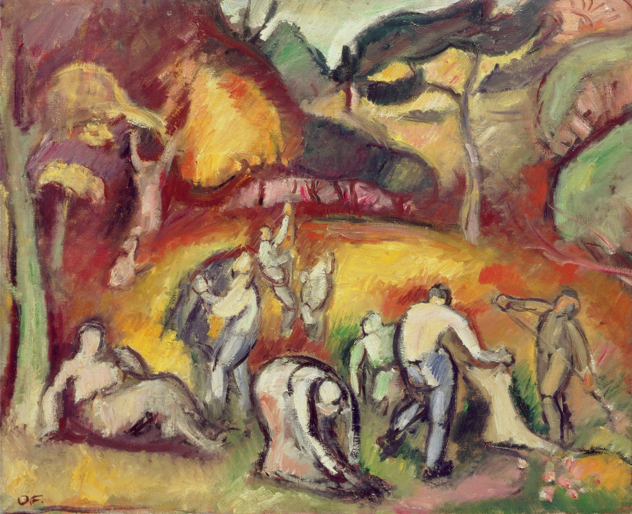 Sonbahar Çalışması by Achille Emile Othon Friesz