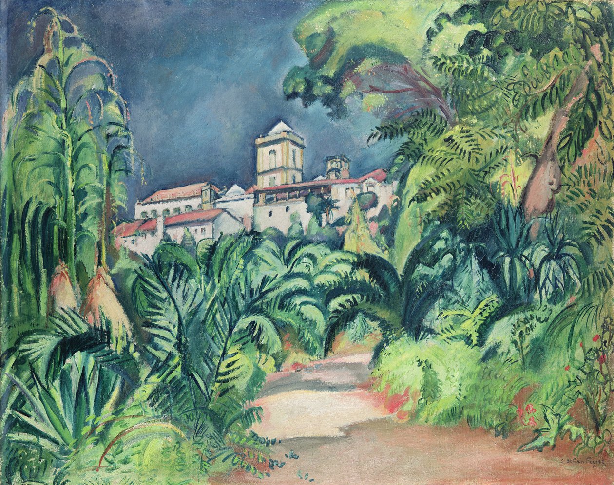 Coimbra Üniversitesi Bahçeleri, Portekiz by Achille Emile Othon Friesz
