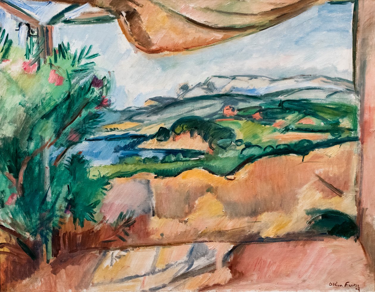 Terasta manzara by Achille Emile Othon Friesz