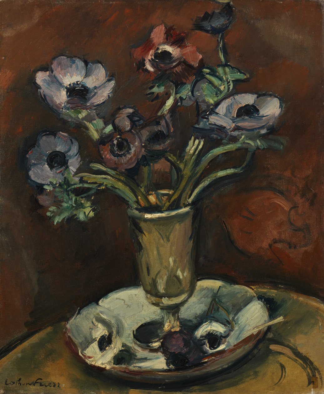 Anenomlu Natürmort, 1922 dolayları (tuval üzerine yağlıboya) by Achille Emile Othon Friesz
