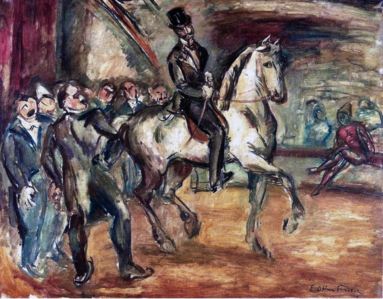 Medrano Sirki'nde eğitim by Achille Emile Othon Friesz