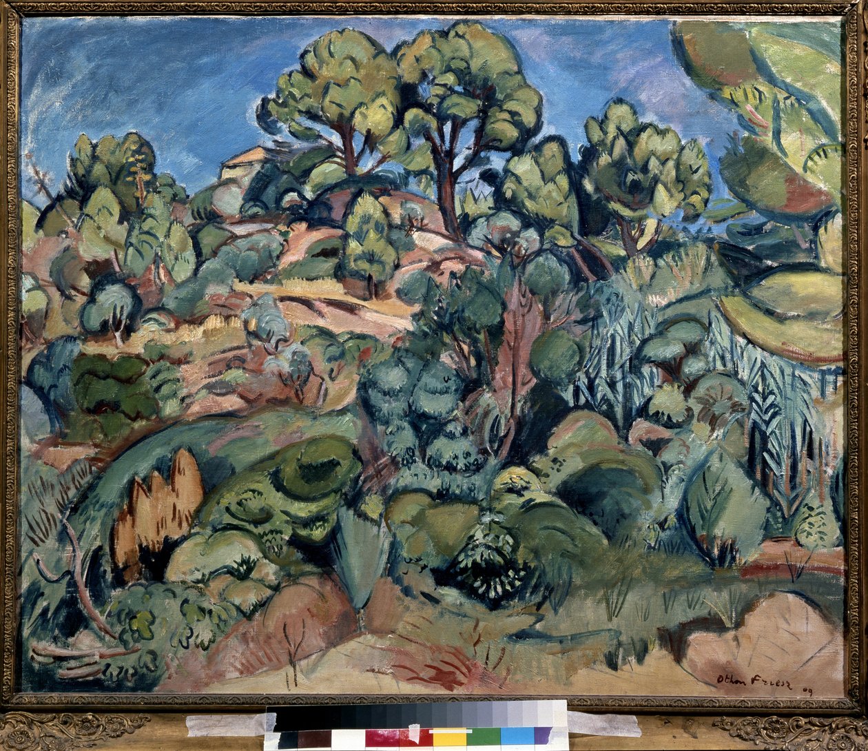 Cassis'teki Ağaçlar by Achille Emile Othon Friesz